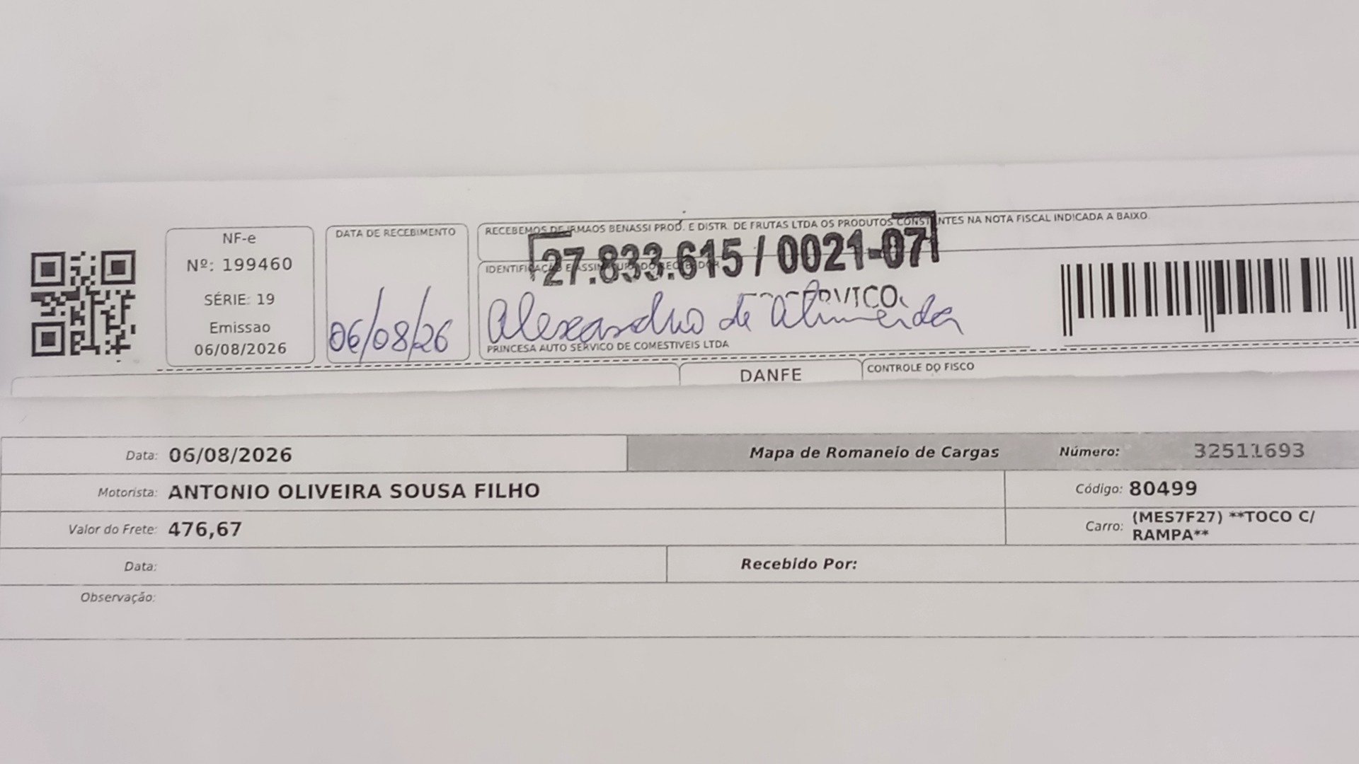 Canhoto 167803693