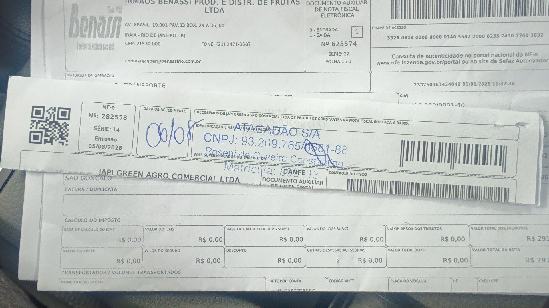 Canhoto 167805593