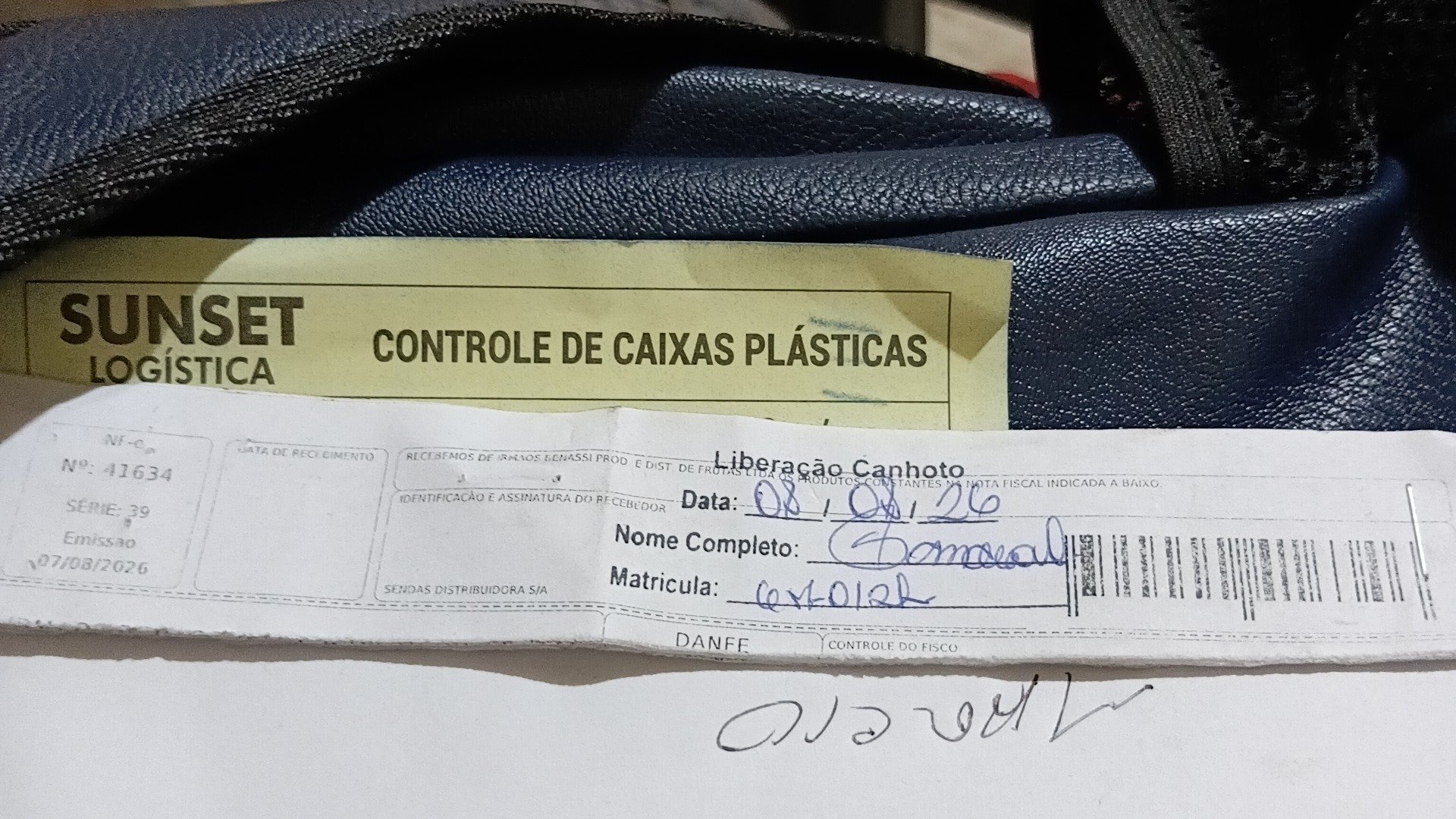 Canhoto 168285493