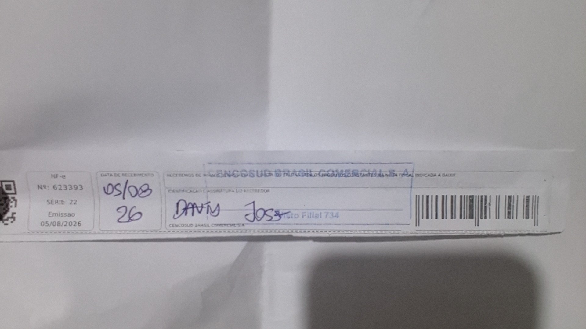 Canhoto 167686093