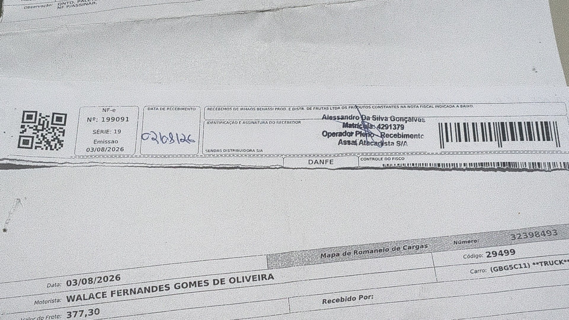 Canhoto 167224493