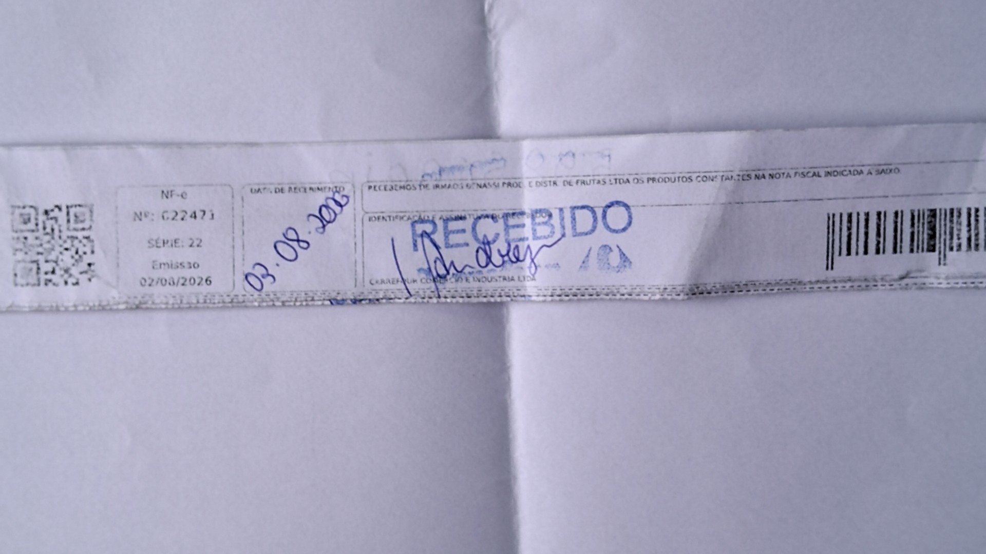 Canhoto 167183693