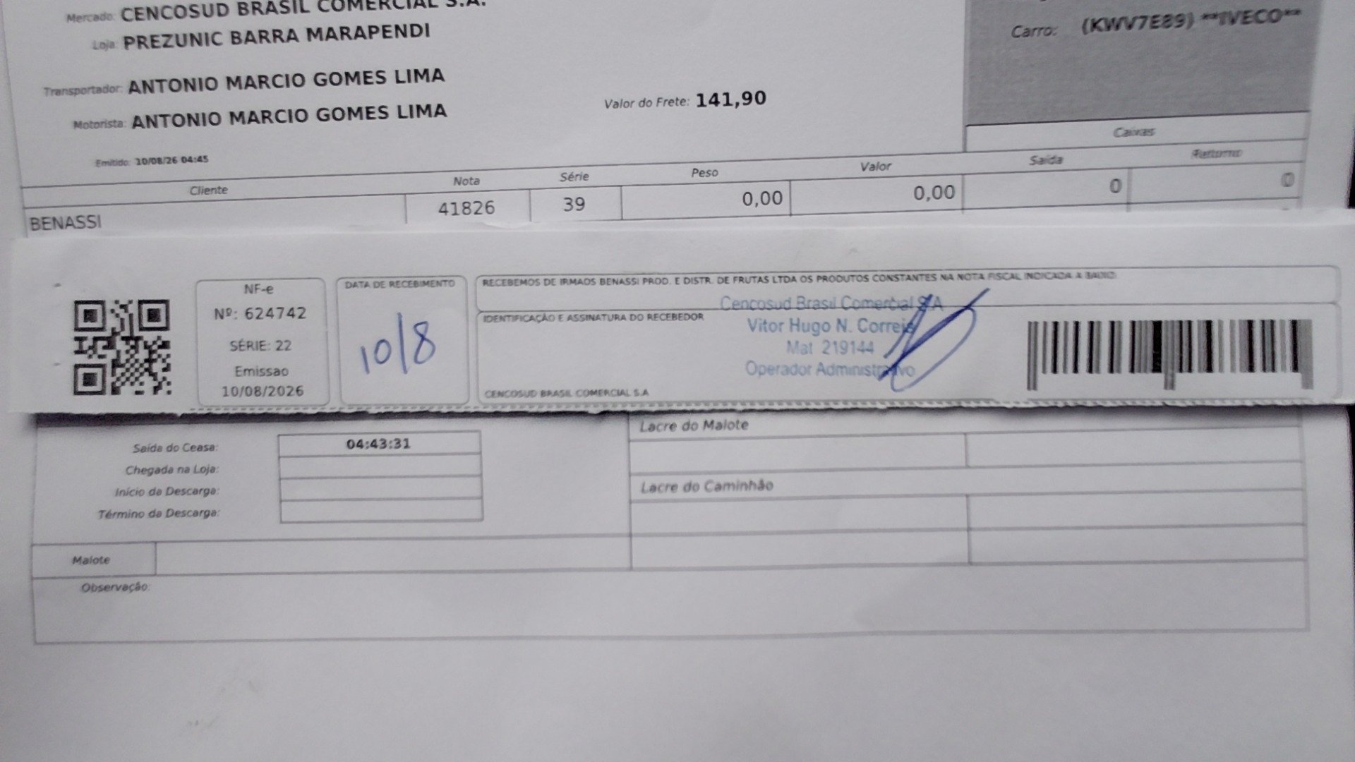 Canhoto 168526493