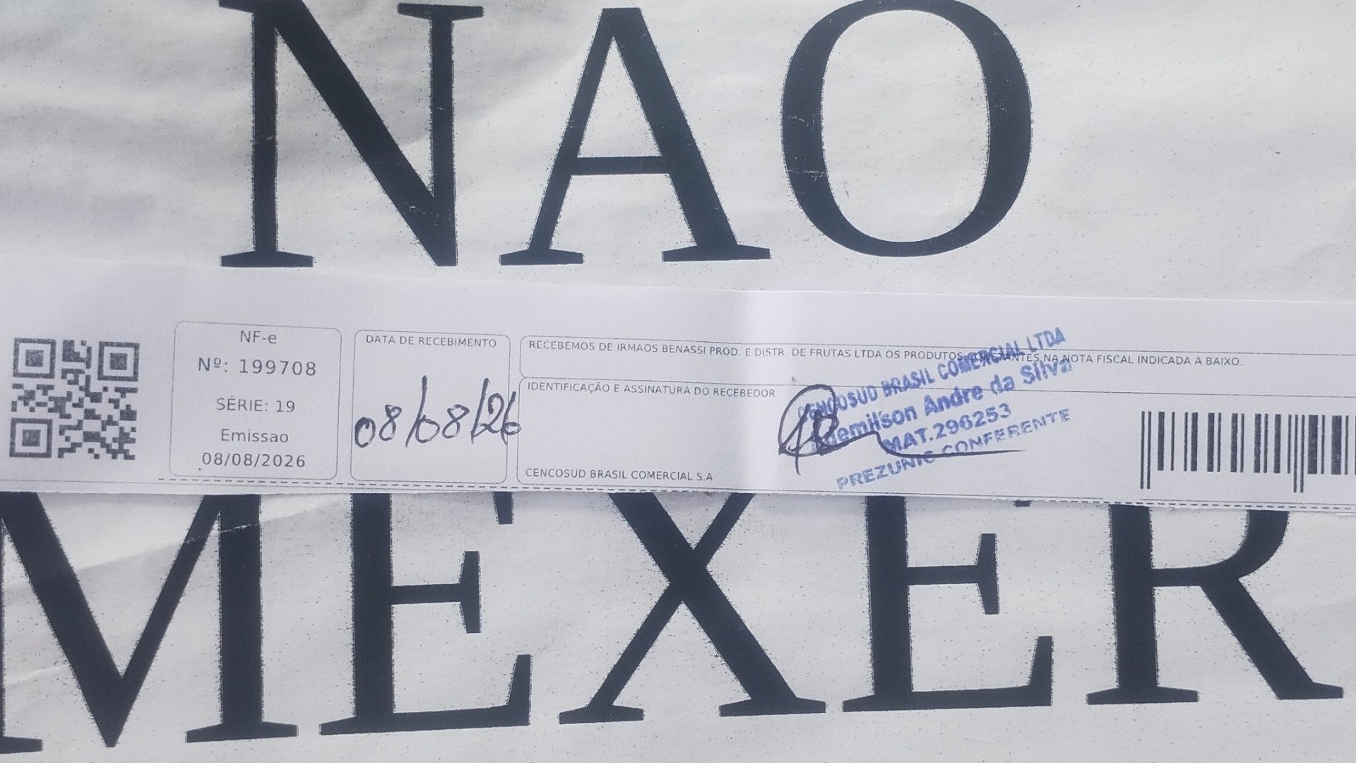 Canhoto 168342393
