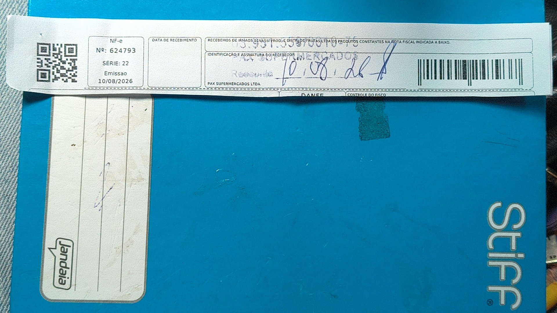 Canhoto 168576593