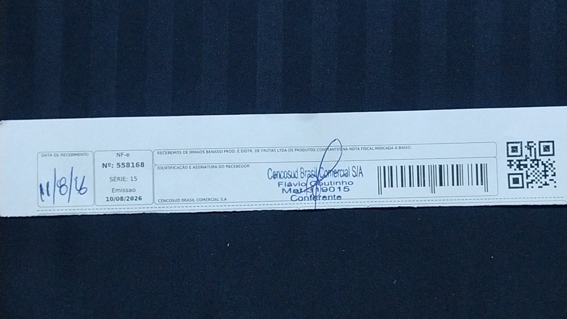 Canhoto 168725093