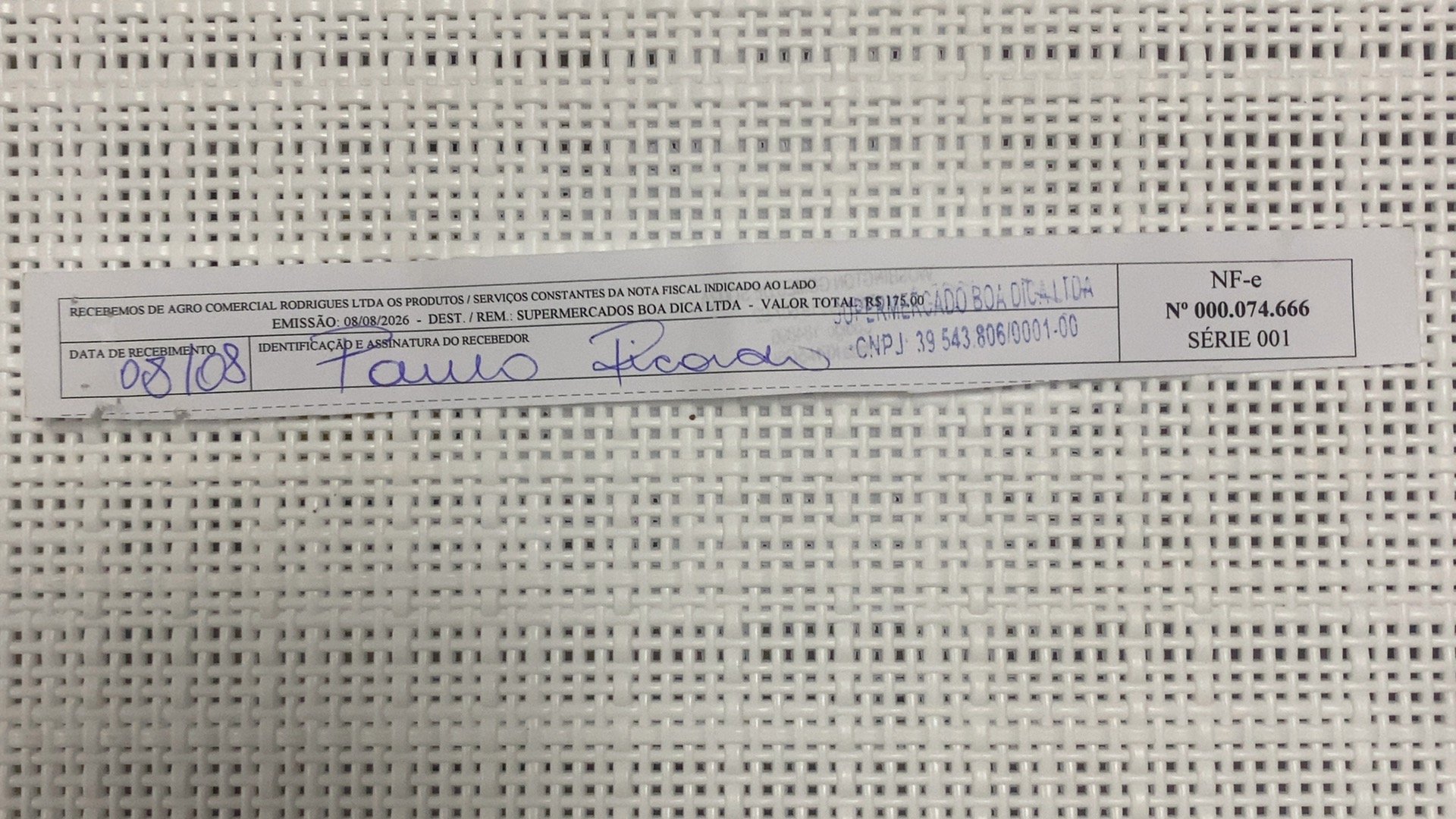 Canhoto 168386693