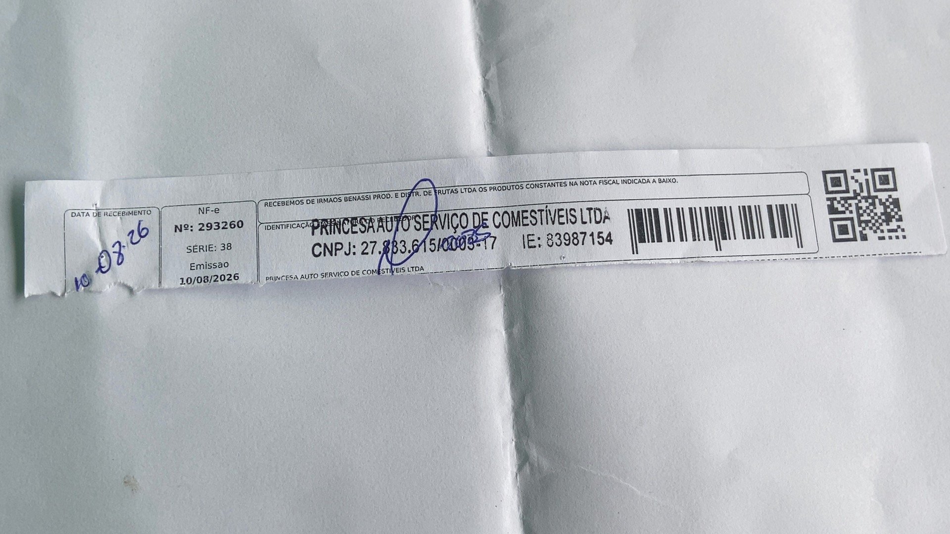 Canhoto 168497993
