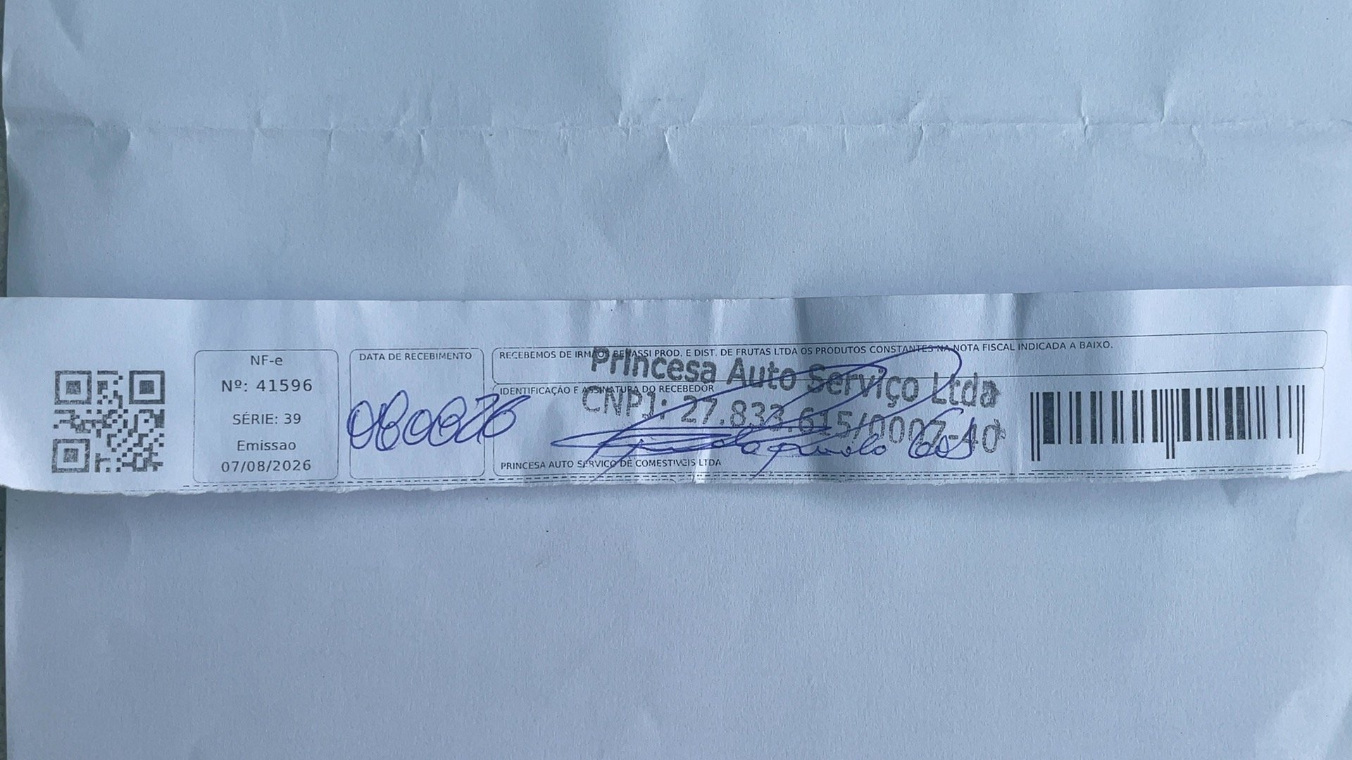 Canhoto 168293893
