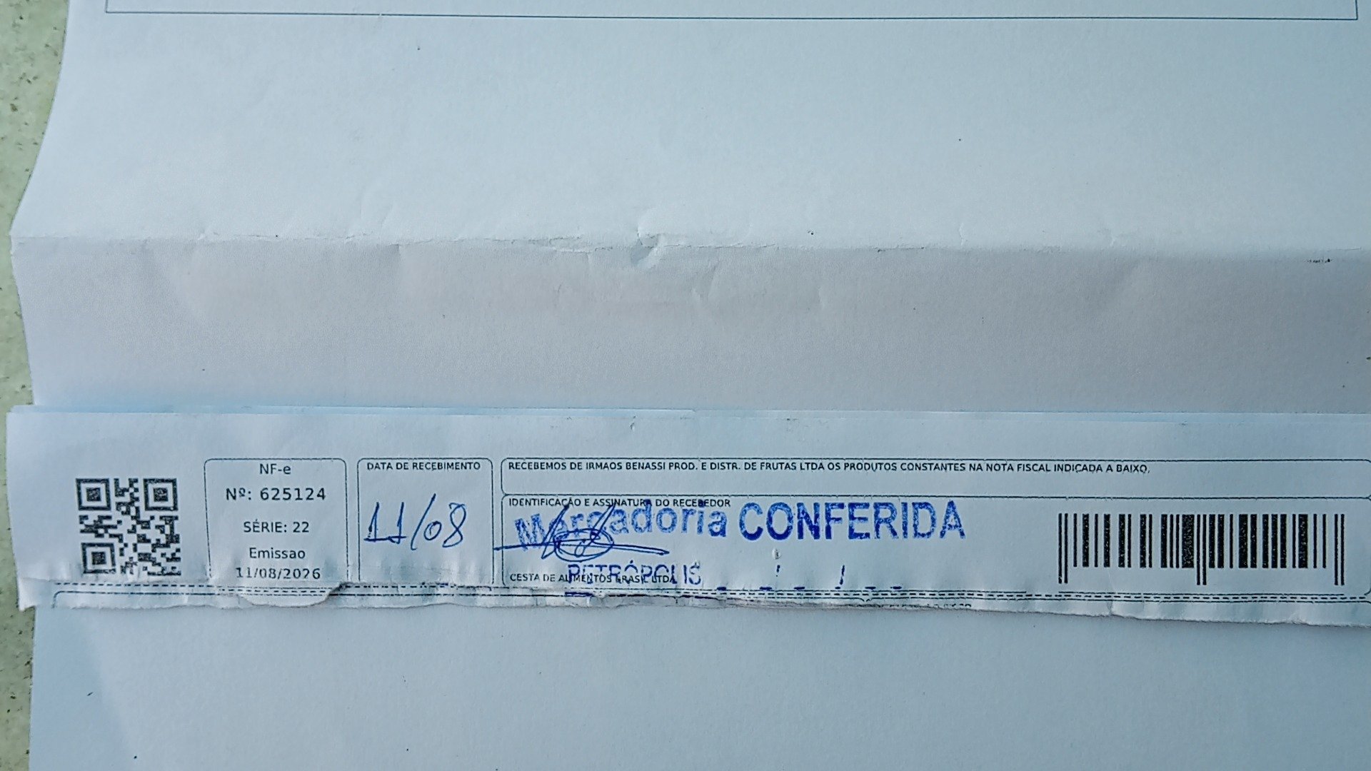 Canhoto 168725893