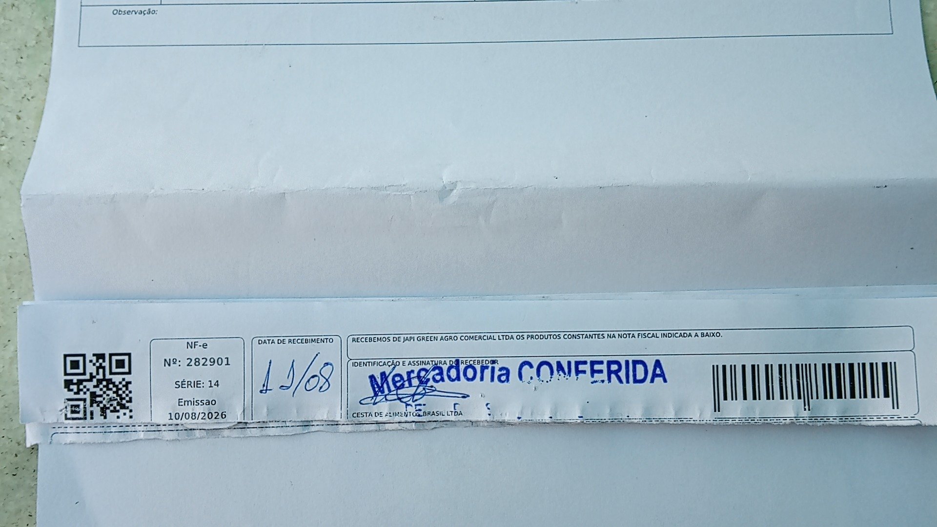 Canhoto 168725993