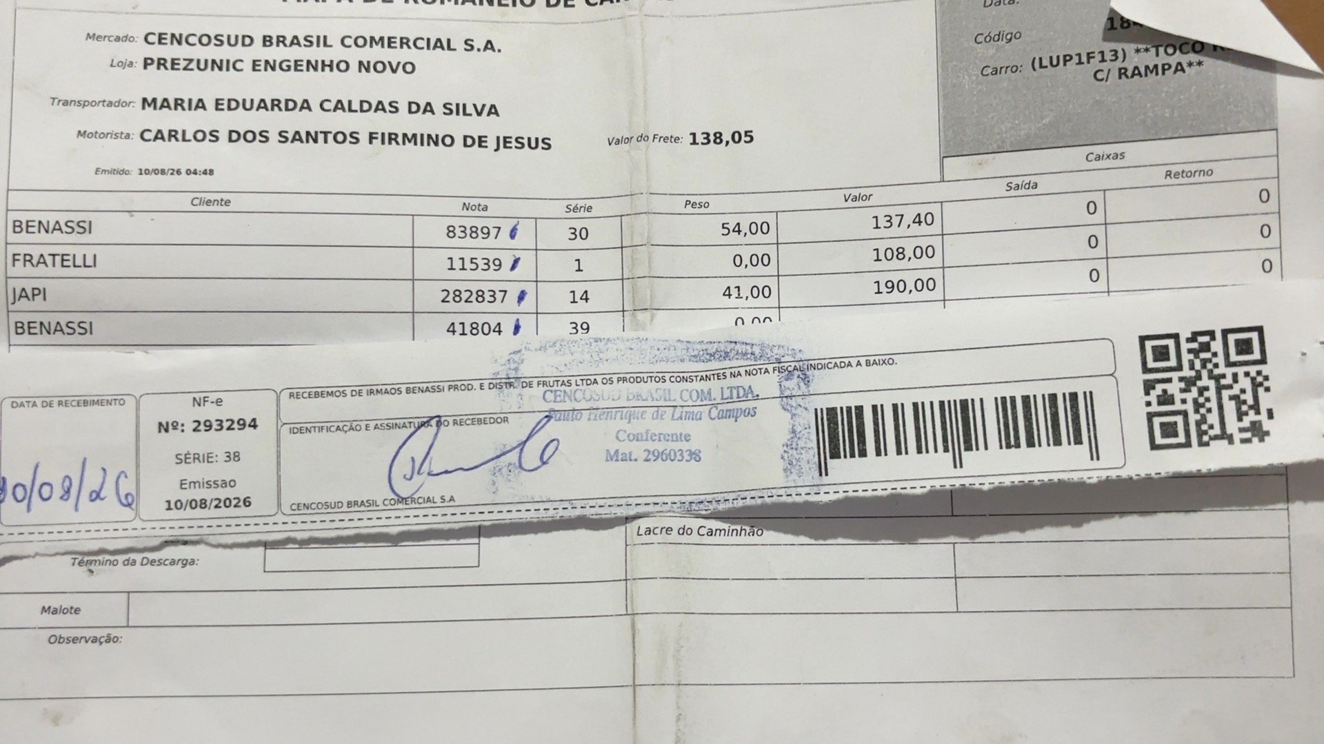 Canhoto 168528693