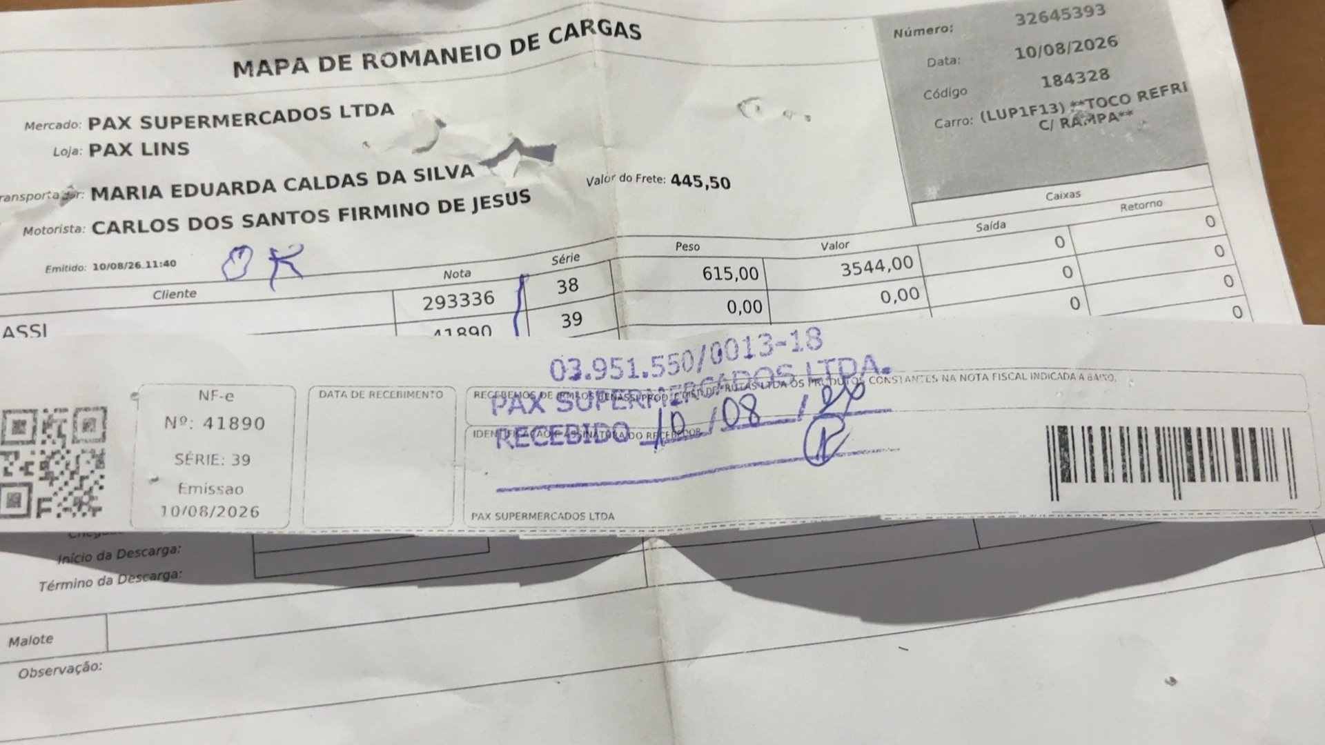 Canhoto 168543293