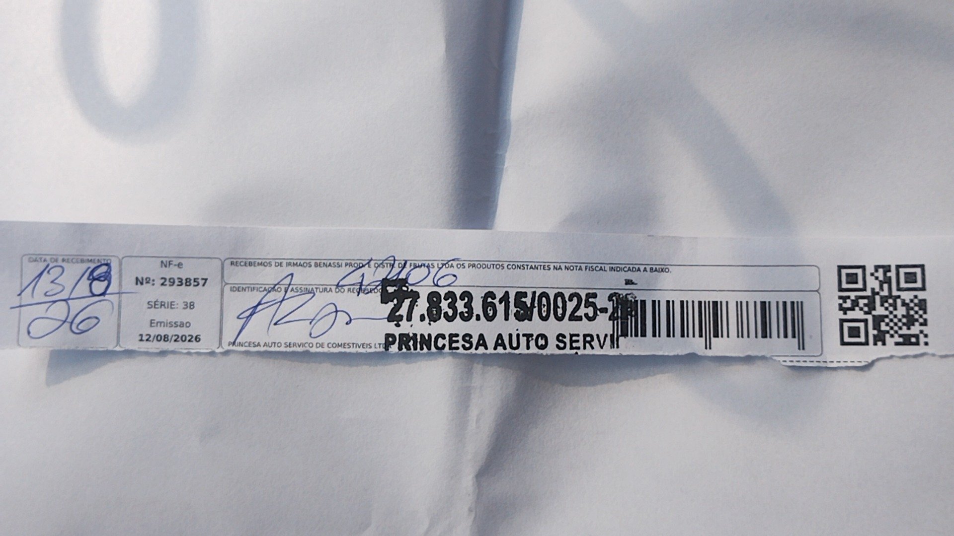 Canhoto 169103493