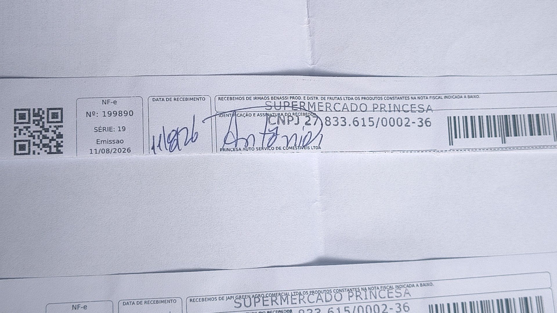 Canhoto 168711393