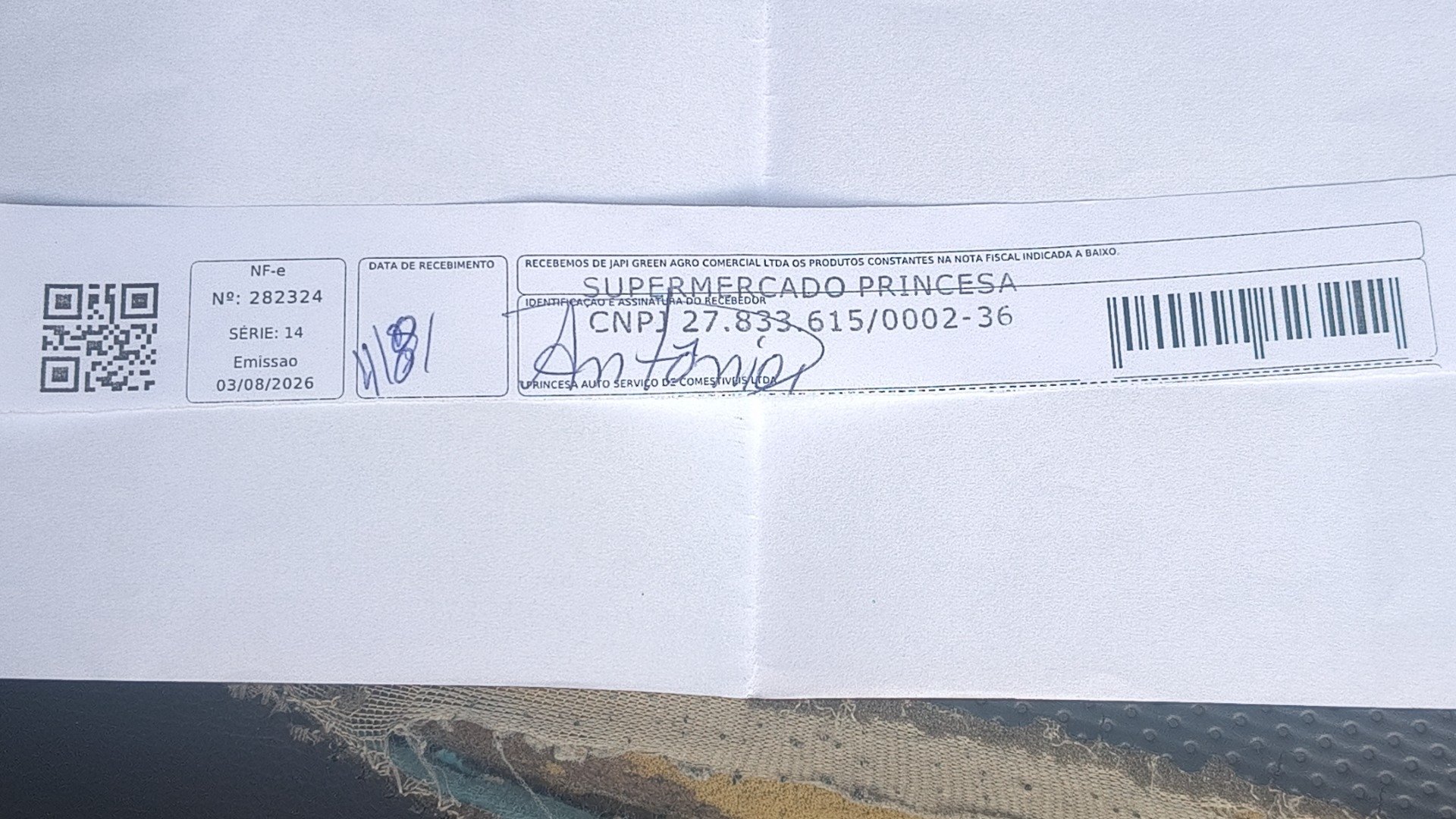 Canhoto 167423393