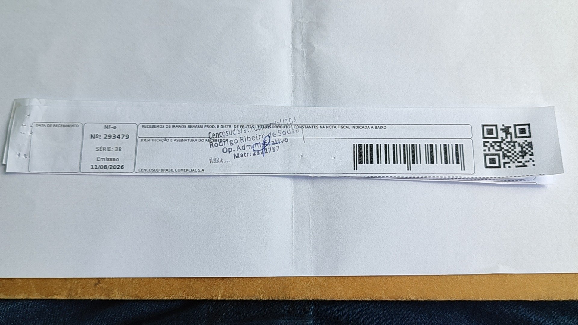 Canhoto 168763693