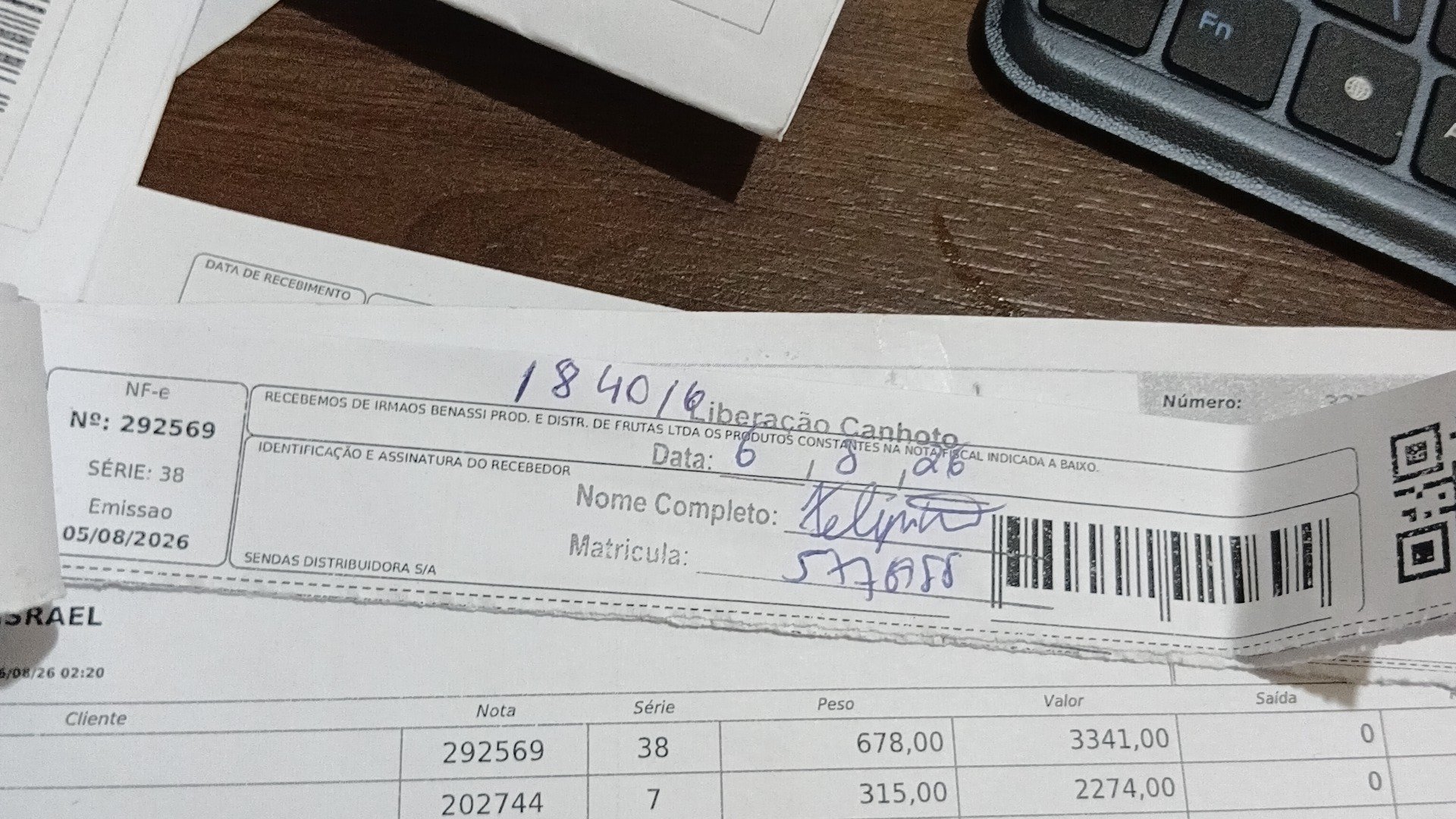Canhoto 167797993